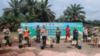 Tekankan Sinergi dan Restorative Justice, Polres Kampar Rayakan May Day dengan Syukuran dan Penanaman Pohon