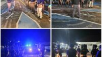 Tim Raga Polres Kuansing Gelar Patroli Malam, Ciptakan Rasa Aman di Kota Taluk Kuantan
