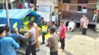 Dukung Program Ketahanan Pangan, Polsek Tanah Putih Bersama Bulog Dumai Salurkan 9 Ton Beras Murah